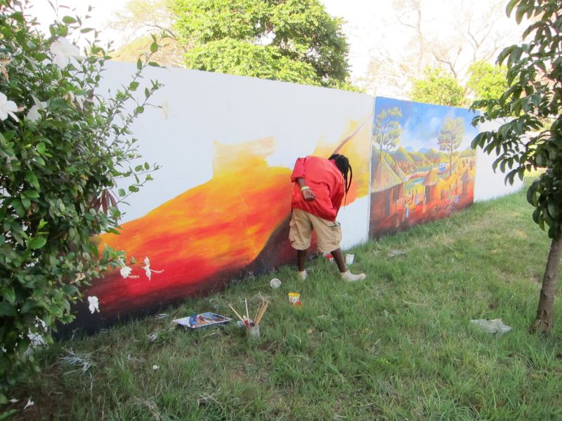 Manash on second wall