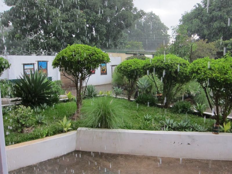 Rain in the patio 2