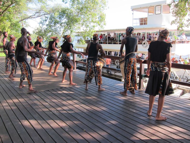 Sending off the African Queen