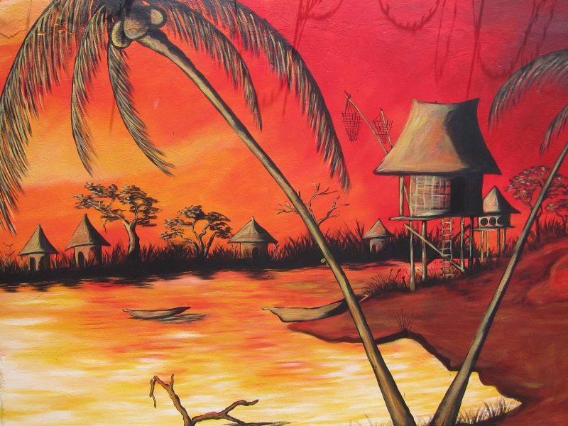 Zig Zag's art close up